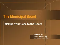 The Municipal Board