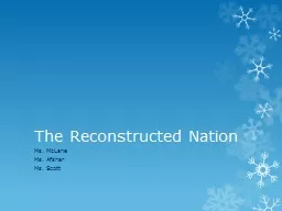 The Reconstructed Nation