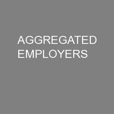AGGREGATED EMPLOYERS