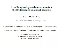 Low X-ray background measurements at