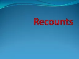 Recounts