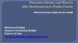 Domestic Abuse and Women