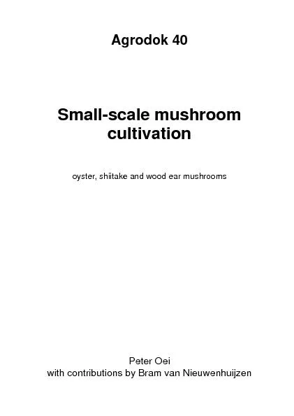oyster, shiitake and wood ear mushrooms