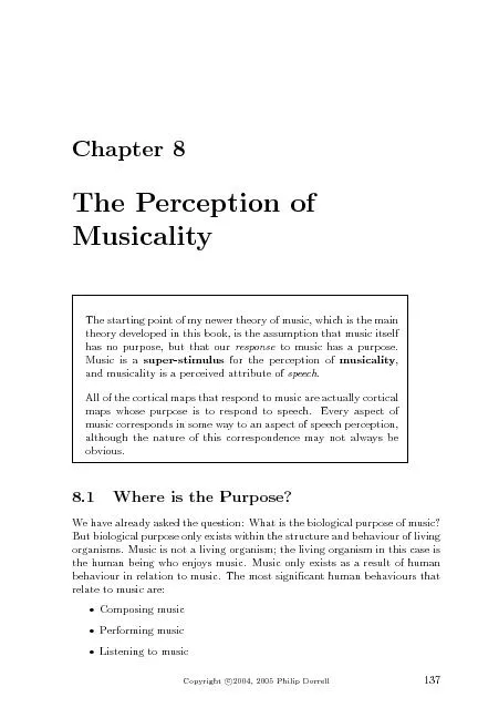 Chapter8ThePerceptionofMusicality