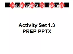 Activity Set 1.3