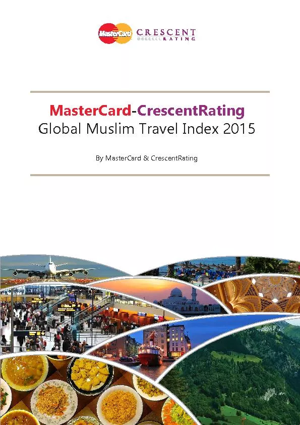 MasterCardGlobal Muslim Travel Index 2015