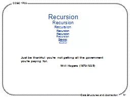Recursion