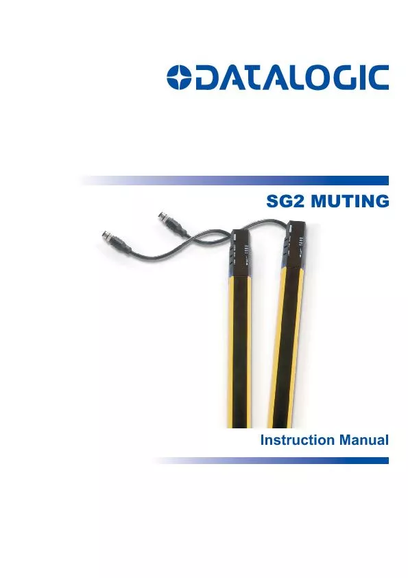 SG2 MUTINGInstruction Manual