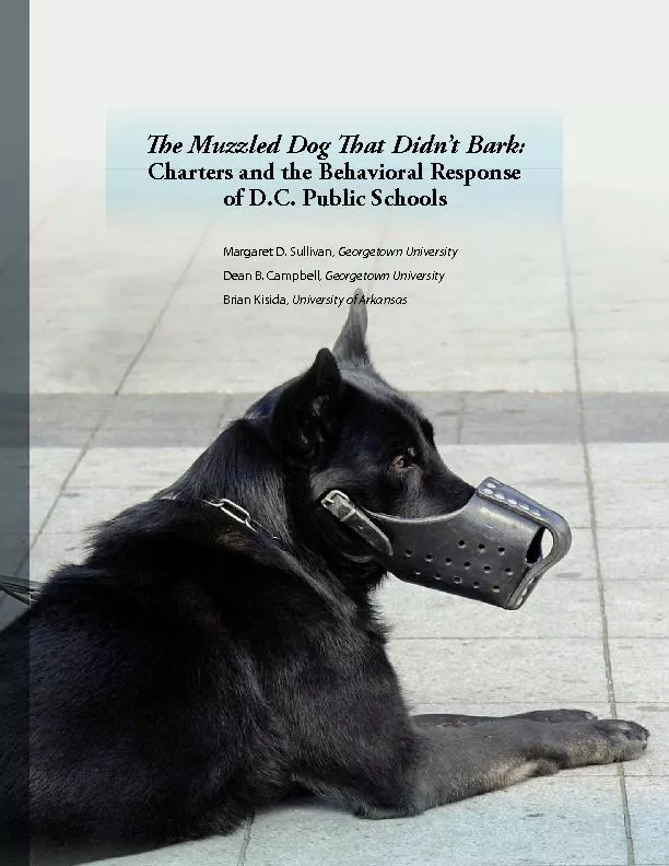 e Muzzled Dog at Didn’t Bark:Charters and the Behavioral Respon