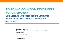 State and county partnerships for