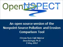 An open source version of the Nonpoint-Source Pollution and