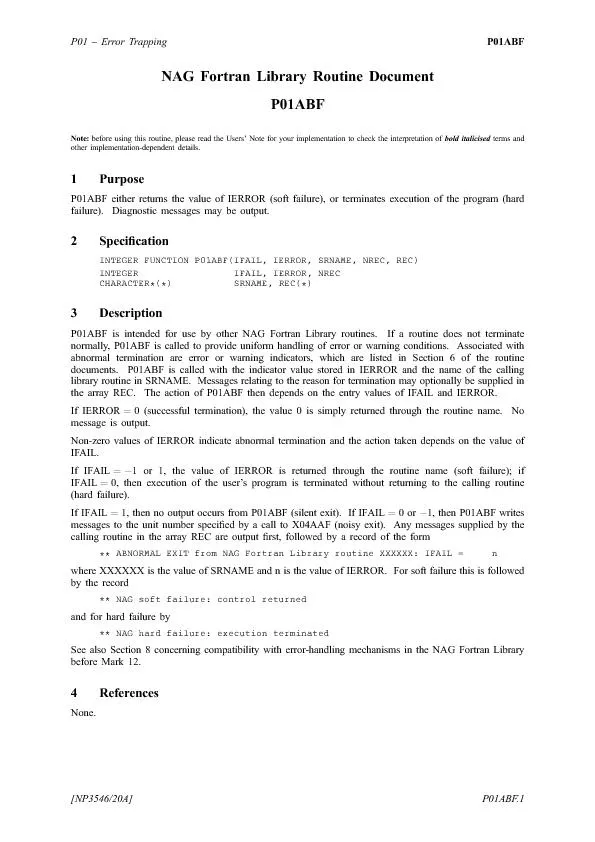 NAGFortranLibraryRoutineDocumentbeforeusingthisroutine,pleasereadtheUs