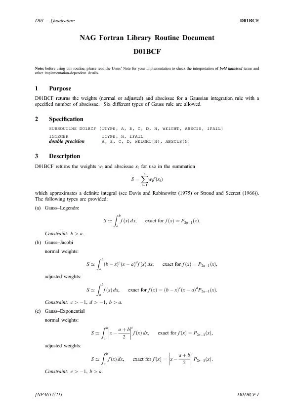 NAGFortranLibraryRoutineDocumentbeforeusingthisroutine,pleasereadtheUs