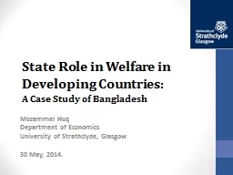 State Role in Welfare
