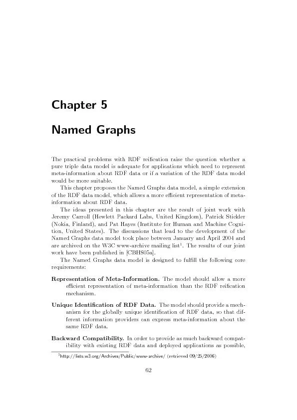 CHAPTER5.NAMEDGRAPHS64provenanceofgraphhttp://www.bizer.de/Graph235.Th