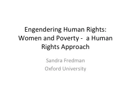 Engendering Human Rights: