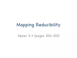 Mapping Reducibility