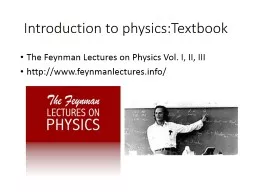 Introduction to phys