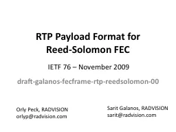 RTP Payload Format for