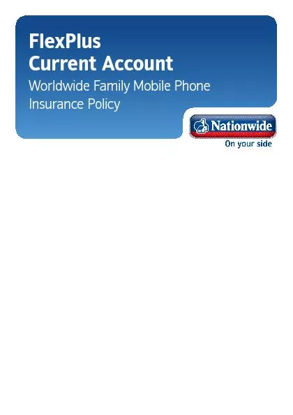 FlexPlus Current Account Worldwide Family Mobile Phone Insurance Polic