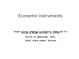 Economic Instruments