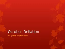 October Reflation
