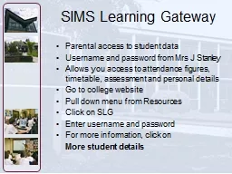 SIMS Learning Gateway