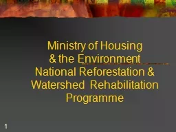 1 Ministry of Housing