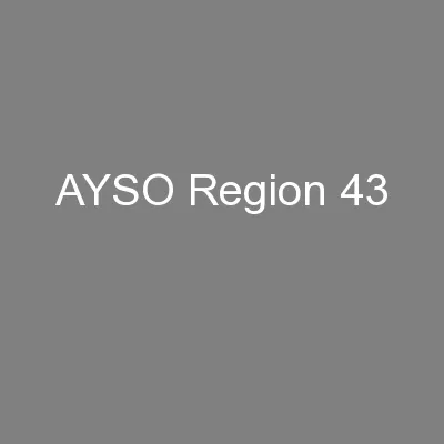 AYSO Region 43