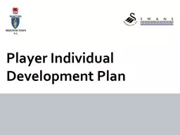 Player Individual Development Plan