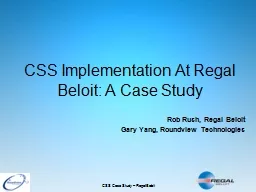 CSS Case Study – Regal Beloit