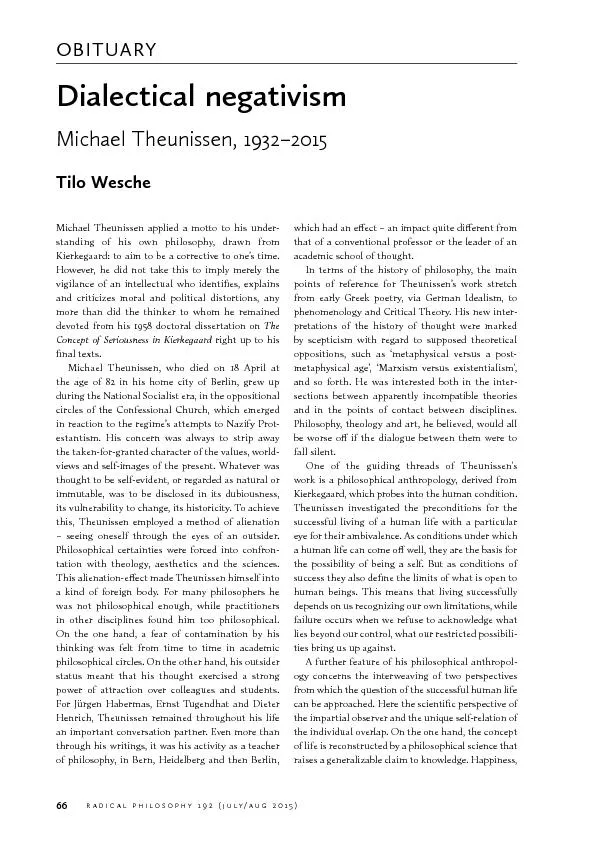 \r\f\f\r 192 ( 2015)Michael Theunissen applied a mott