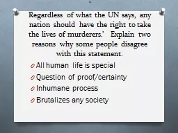 ‘ Regardless of what the UN says, any nation should have