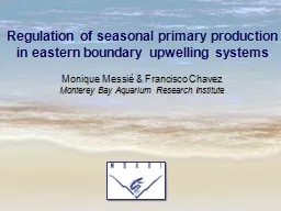 Regulation of seasonal primary production