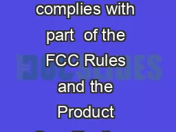 BLUBIB  ELECTROMAGNETIC COMPATIBILITY This device complies with part  of the FCC Rules