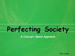 Perfecting Society
