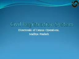 Civil Registration System