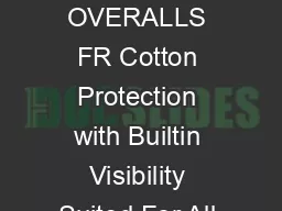 FRINSULATED PARKA AND BIB OVERALLS FR Cotton Protection with Builtin Visibility Suited