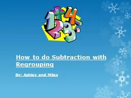 How to do Subtraction with Regrouping