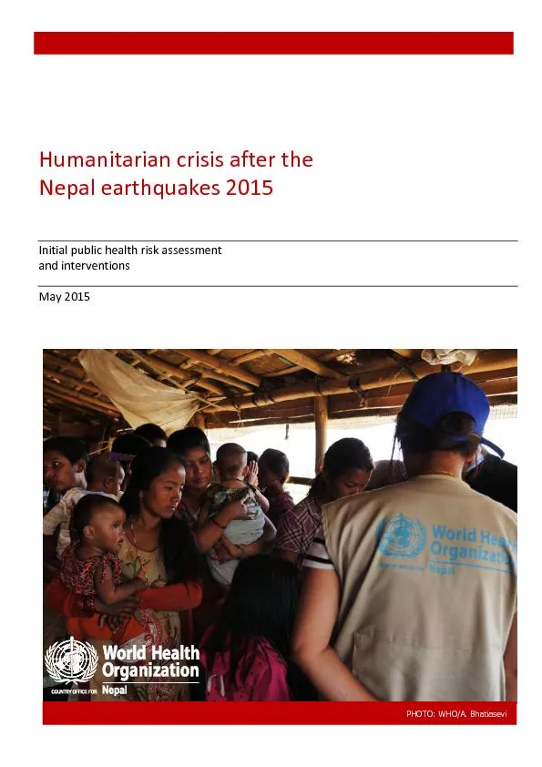 Humanitarian crisis