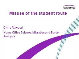 Misuse of the student route