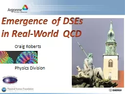 Emergence of DSEs in Real-World QCD