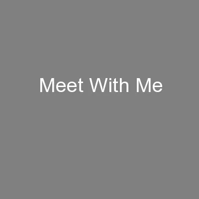 Meet With Me