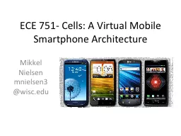 ECE 751- Cells: