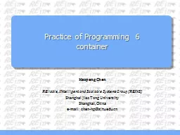 Practice of Programming 6