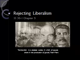 Rejecting Liberalism