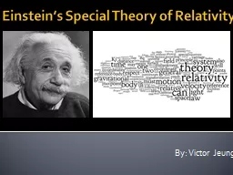 Einstein’s Special Theory of Relativity