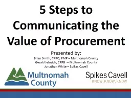 5 Steps to Communicating the Value of Procurement