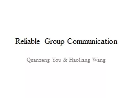 Reliable Group Communication