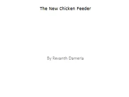 The New Chicken Feeder